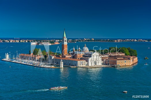 Bild på San Giorgio Maggiore Venedig - Vogelperspektive